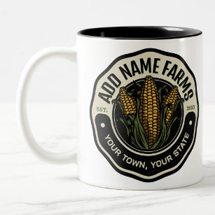 NAAM Sweet Corn Garden Boerderij Farmer Tweekleurige Koffiemok