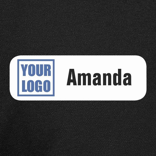 Naam Tag Badge Business Logo Sjabloon