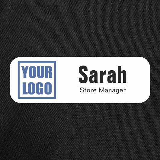 Naam Tag Badge Business Logo Sjabloon
