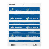 Naam tag etiket (Full Sheet)