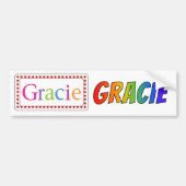Naam Tag Gracie sticker (Voorkant)