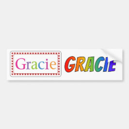 Naam Tag Gracie sticker
