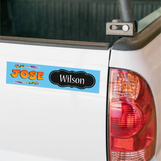 Naam Tag Jose en Wilson sticker (Op Truck)
