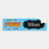 Naam Tag Jose en Wilson sticker (Voorkant)