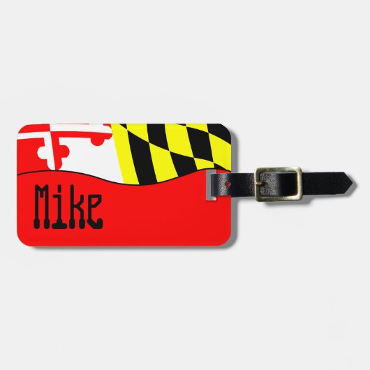 Naam Tag-Maryland Bagagelabel (Voorkant horizontaal)