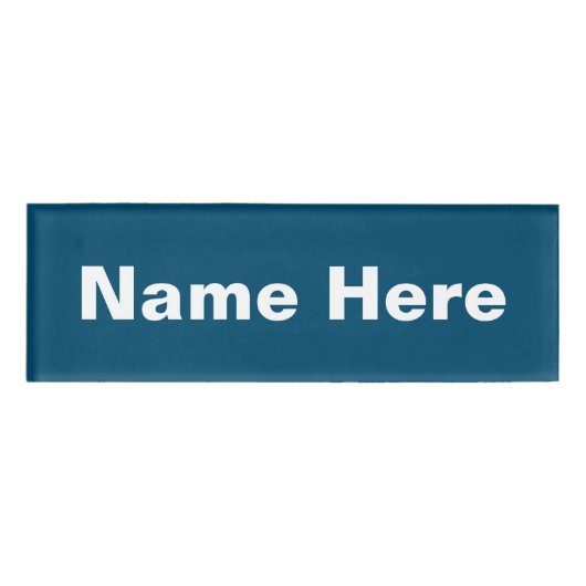 Naam Tag met magnetische houder (Voorkant)