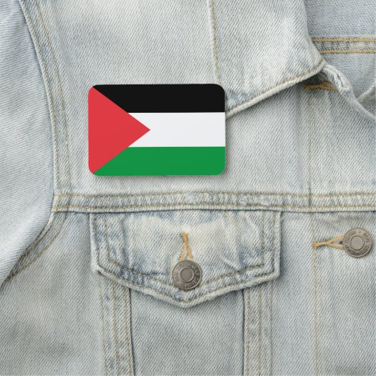 Naam tag met vlag van Palestina (In situ)