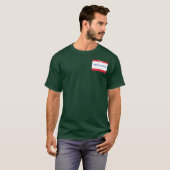 Naam Tag T-shirt (Voorkant volledig)