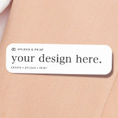 Naam Tag Uw Ontwerp Upload