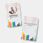 Naam Tags Leraar ID badge (Voor- en achterkant)