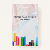 Naam Tags Leraar ID badge (Achterkant)