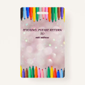 naam tags pennen leraar id badge (Achterkant)