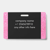 Naam Tags Zorgverlener ID badge (Achterkant)