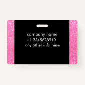 Naam Tags Zorgverlener ID badge (Achterkant)