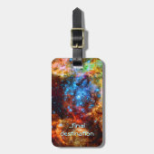 Naam, Tarantula Nebula, afbeelding voor de ruimte Bagagelabel (Voorkant verticaal)