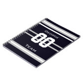 naam, #, team, notitieboek van het de ventilatorte (Linkerzijde)