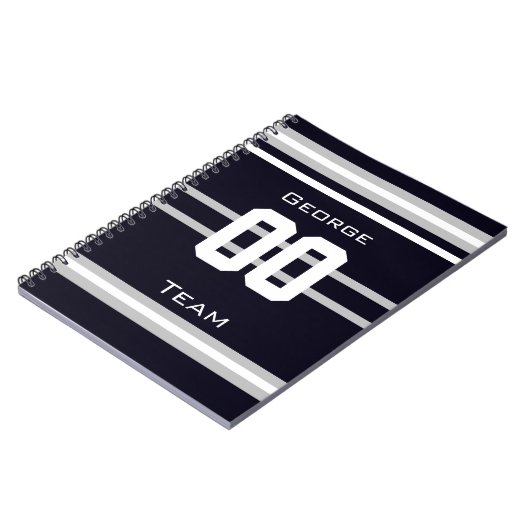 naam, #, team, notitieboek van het de ventilatorte (Linkerzijde)