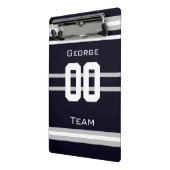 naam, #, team, sportfanteam mini klembord (Angled2)