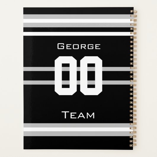 naam, #, team, sportfanteam planner (Achterkant)