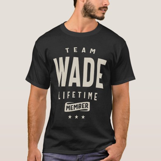 Naam teamWade Lifetime lid Wade T-shirt (Voorkant)