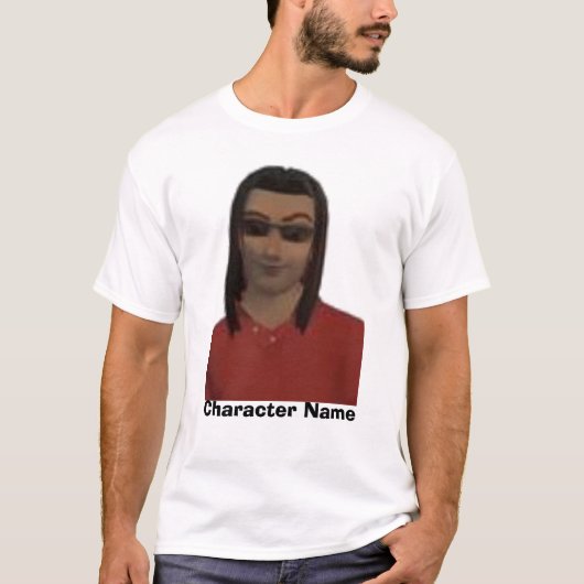Naam teken t-shirt (Voorkant)