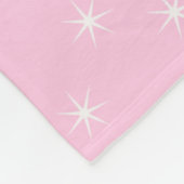 Naam tekst Boho LOVE Word letters roze Fleece Deken (Hoek)