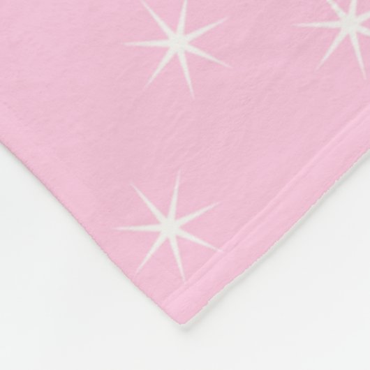 Naam tekst Boho LOVE Word letters roze Fleece Deken (Hoek)