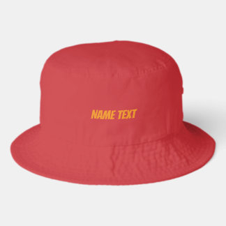 Naam Tekst Elegante Rode Kleur-Cap Comfortabele Pa Trucker Pet