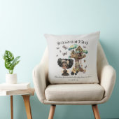Naam Tekst Magical Woodland Fairy Butterfly Kussen (Stoel)