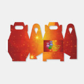 Naam tekst met kerstmis toevoegen bedankdoosjes (Uitgevouwen)