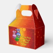 Naam tekst met kerstmis toevoegen bedankdoosjes (Voorkant Zijde)