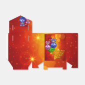 Naam tekst met kerstmis toevoegen bedankdoosjes (Uitgevouwen)