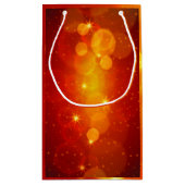 Naam tekst met kerstmis toevoegen klein cadeauzakje (Achterkant)