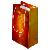 Naam tekst met kerstmis toevoegen klein cadeauzakje (Achterkant Gekanteld)