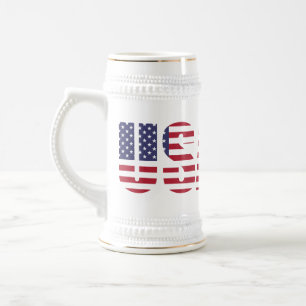 Naam, Tekst op USA 22oz White Gold Stein Mok
