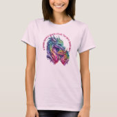 Naam tekst toevoegen, Moeder & Baby Dragon T-shirt (Voorkant)