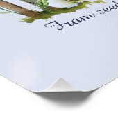 Naam Tekst Uitspraak Bloementuin Zonnebloemen Koni Perfect Poster (Hoek)