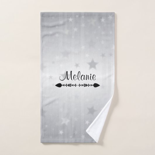 Naam TEMPLATE, decoratief, aanpassen Handdoek (Handdoek)