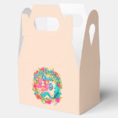 Naam Tijdstip roze zeemeermin blauwe staart Birthd Bedankdoosjes (Geopend)