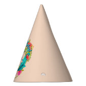 Naam Tijdstip roze zeemeermin blauwe staart Birthd Feesthoedjes (Rechts)