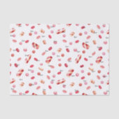 Naam, Tissue Paper Cute Valentijnsdag Candy Patroo Tissuepapier (Voorkant)