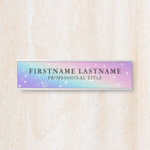 Naam Titel Medewerker Kantoor Deur Teken Deurbordje