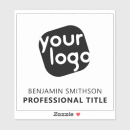 Naam Titel Voeg uw logo hier toe Merk transparant Sticker