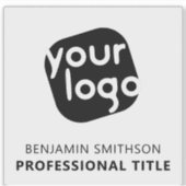 Naam Titel Voeg uw logo hier toe Merk transparant Sticker (Voorkant)