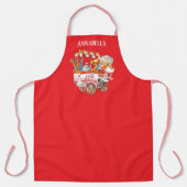 naam toevoegen aan leverancier van schattig ijs schort (Voorkant)