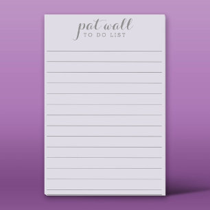 Naam toevoegen - Aanbieding doen - paars plakken Post-it® Notes