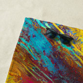 Naam toevoegen, Abstracte Hombre Paint Stripes Strandlaken (In situ)