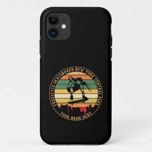 Naam toevoegen Alle tekst Freestyle Skateboard wij Case-Mate iPhone Case