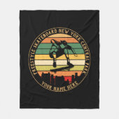 Naam toevoegen Alle tekst Freestyle Skateboard wij Fleece Deken (Voorkant)