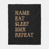 Naam toevoegen Alle tekst in de slaapstand wijzige Fleece Deken (Voorkant)